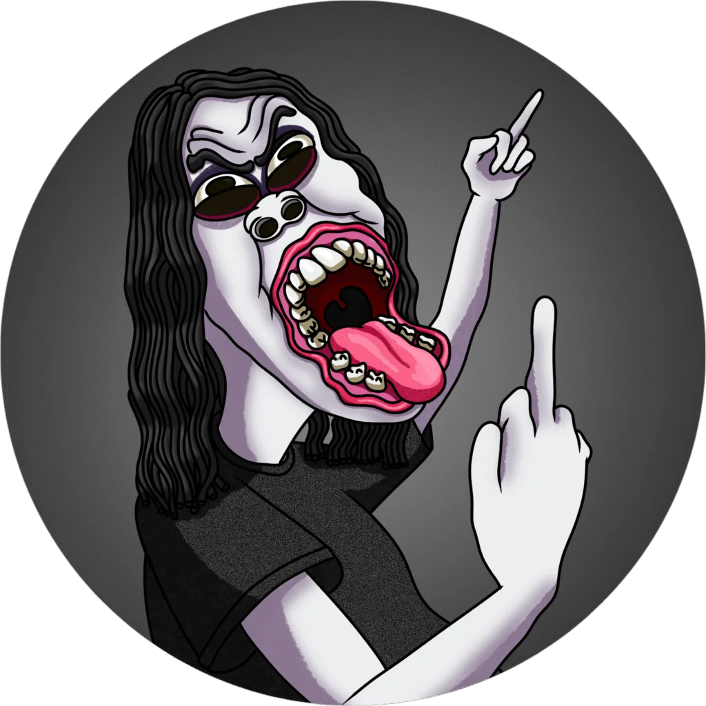 logo of gorth showing middle fingers